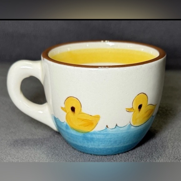 Stangl Other - Stangl Pottery Kiddieware Little Quackers Hand Painted Cup Signed 2.75"T